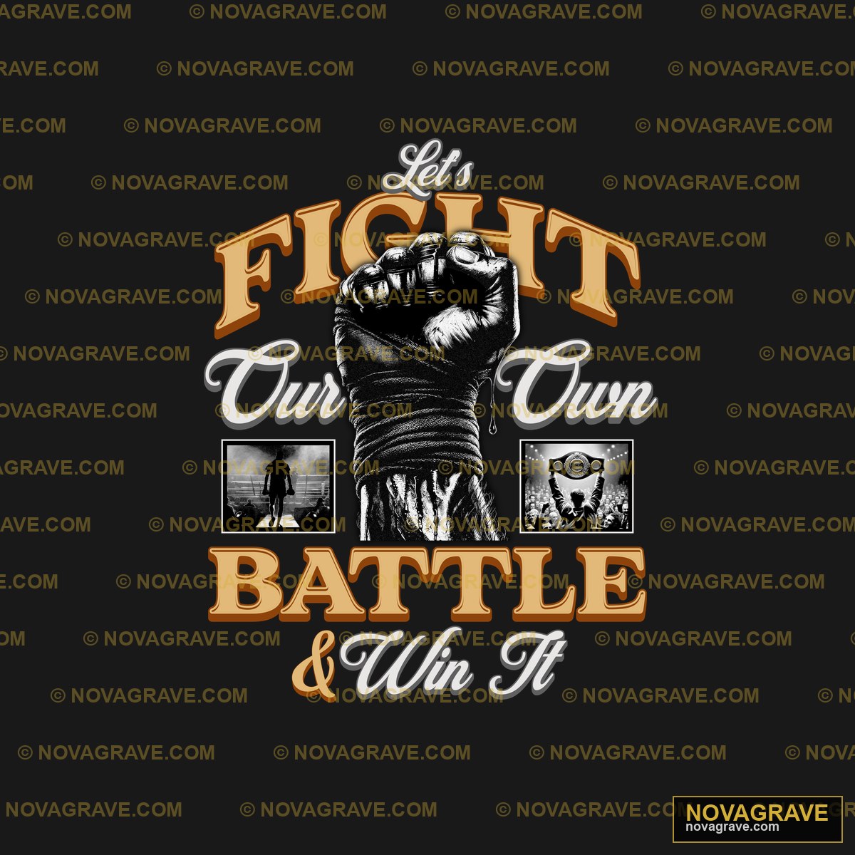 The Fight On Battle Typography Slogans - Design DTF