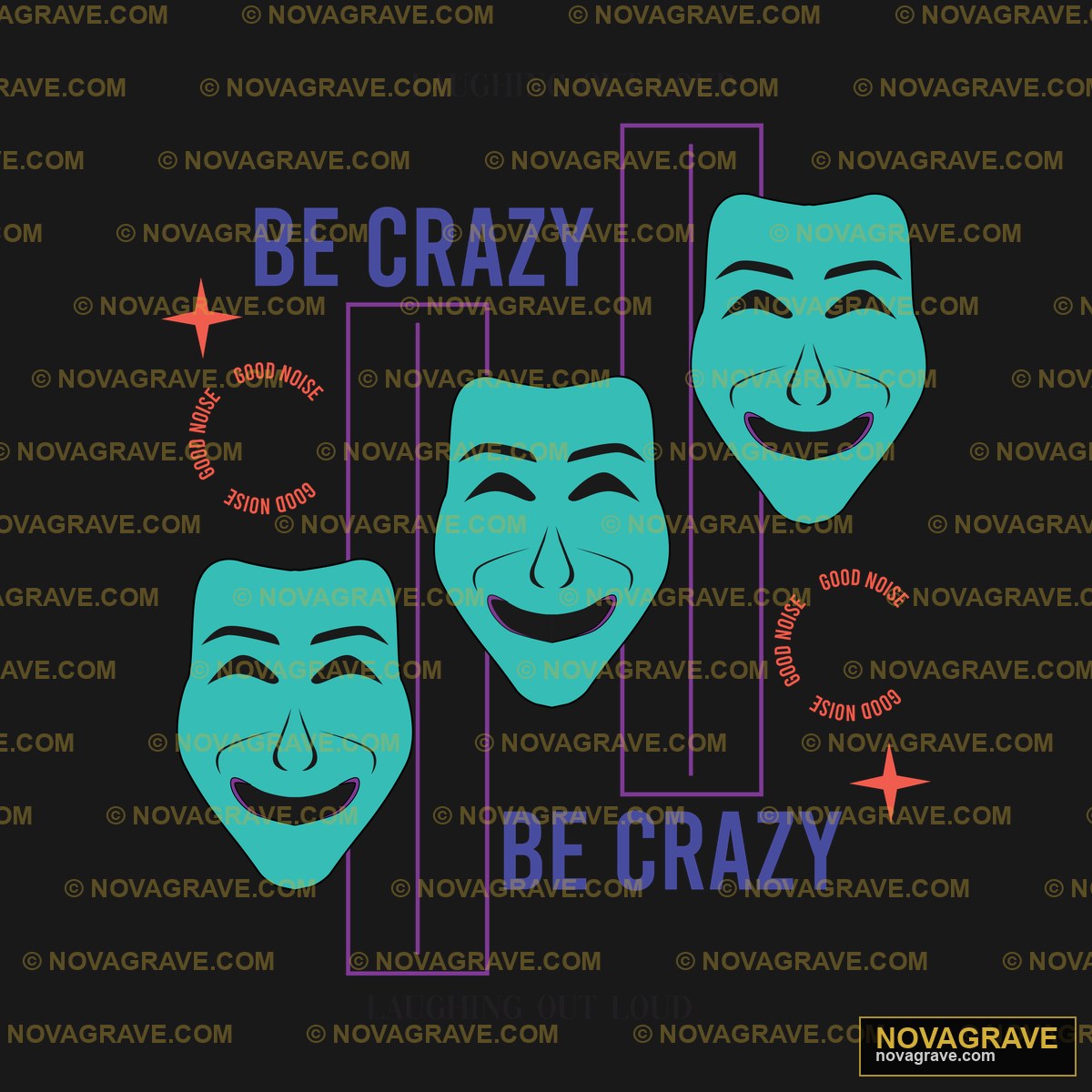 The Four Masks That Are Being Used For The Th Typography Slogans - Design DTF