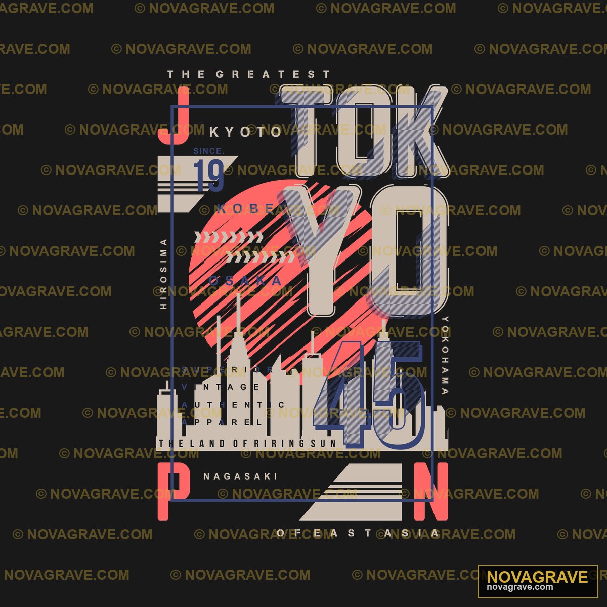 The Greatest Tour Of Asia Typography Slogans - DTF Transfer Design