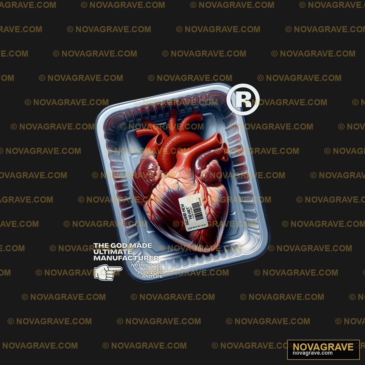 The Heart Is In A Plastic Container Seasonal Holiday - DTF Ontwerp