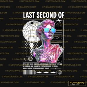 The Last Second Of The Third Of The Third Typography Slogans - Design DTF