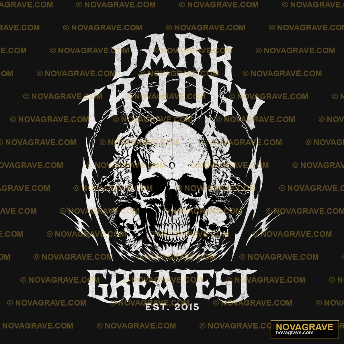 The Logo For Dark Metal Music Culture - DTF Transfer Design