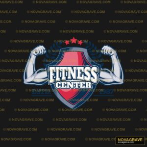 The Logo For Fitness Center Sports Fitness - DTF Transfer Design
