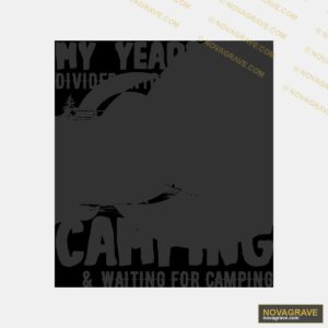 The Logo For My Year Of Camping And Writing C Other Designs - DTF Ontwerp