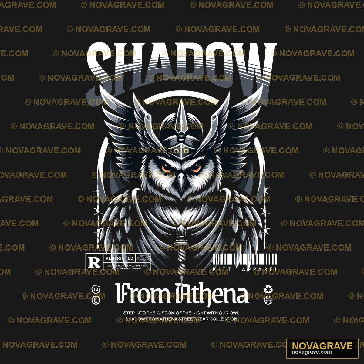 The Logo For Shadow A New Band From The Band Music Culture - DTF Transfer Design