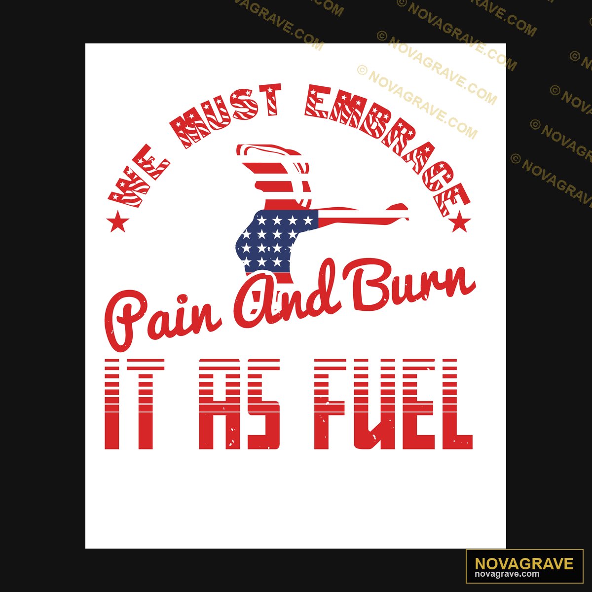 The Logo For The American Run Other Designs - Design DTF