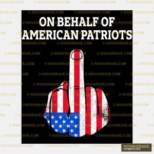 Middle Finger American Flag DTF Design SVG PNG DXF
