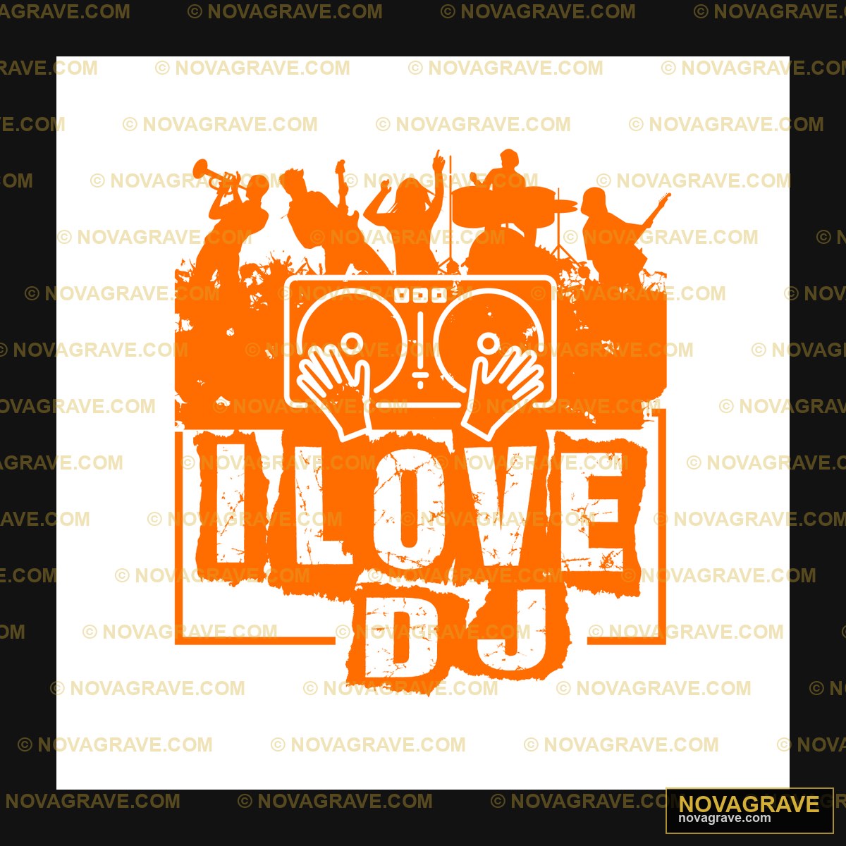 The Logo For The Band The Band Is Orange And Music Culture - DTF Transfer Design