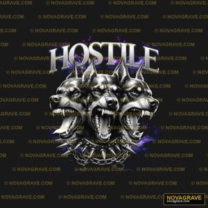 The Logo For The Bands New Album Hostile Music Culture - DTF Ontwerp