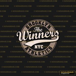 The Logo For The Brooklyn Wineries Retro Vintage - DTF Transfer Design