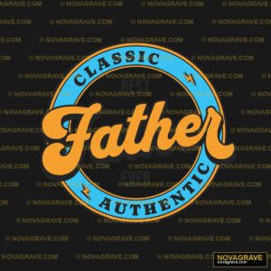 The Logo For The Classic Fathers Day Retro Vintage - Design DTF