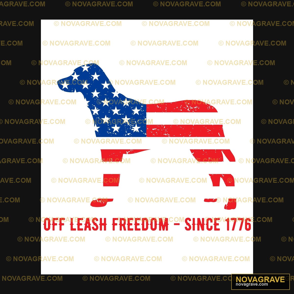 The Logo For The Department Of Leash Freedom Animals Wildlife - DTF Transfer Design