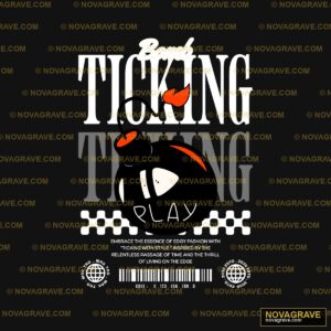 The Logo For The Event With A Black Backgroun Typography Slogans - Design DTF