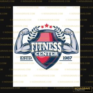 The Logo For The Fitness Club Sports Fitness - Design DTF