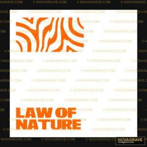 The Logo For The Law Of Nature Nature Botanical - DTF Transfer Design