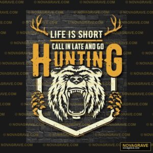 The Logo For The Life Shot Hunting Club Other Designs - DTF Transfer Design