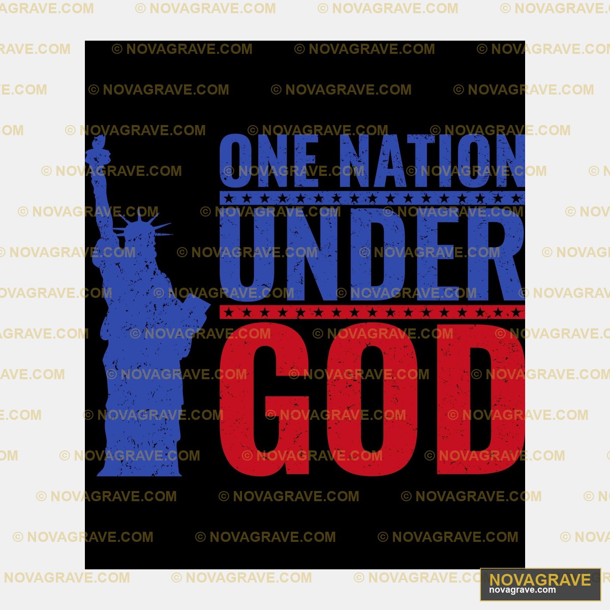 The Logo For The National Under God Religious Spiritua - Design DTF