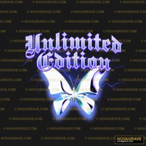 The Logo For The New Album Butterfly Queen Animals Wildlife - DTF Ontwerp
