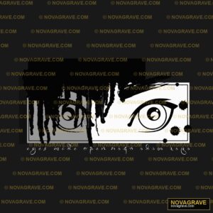 The Logo For The New Album Eyes Of The World Other Designs - Design DTF