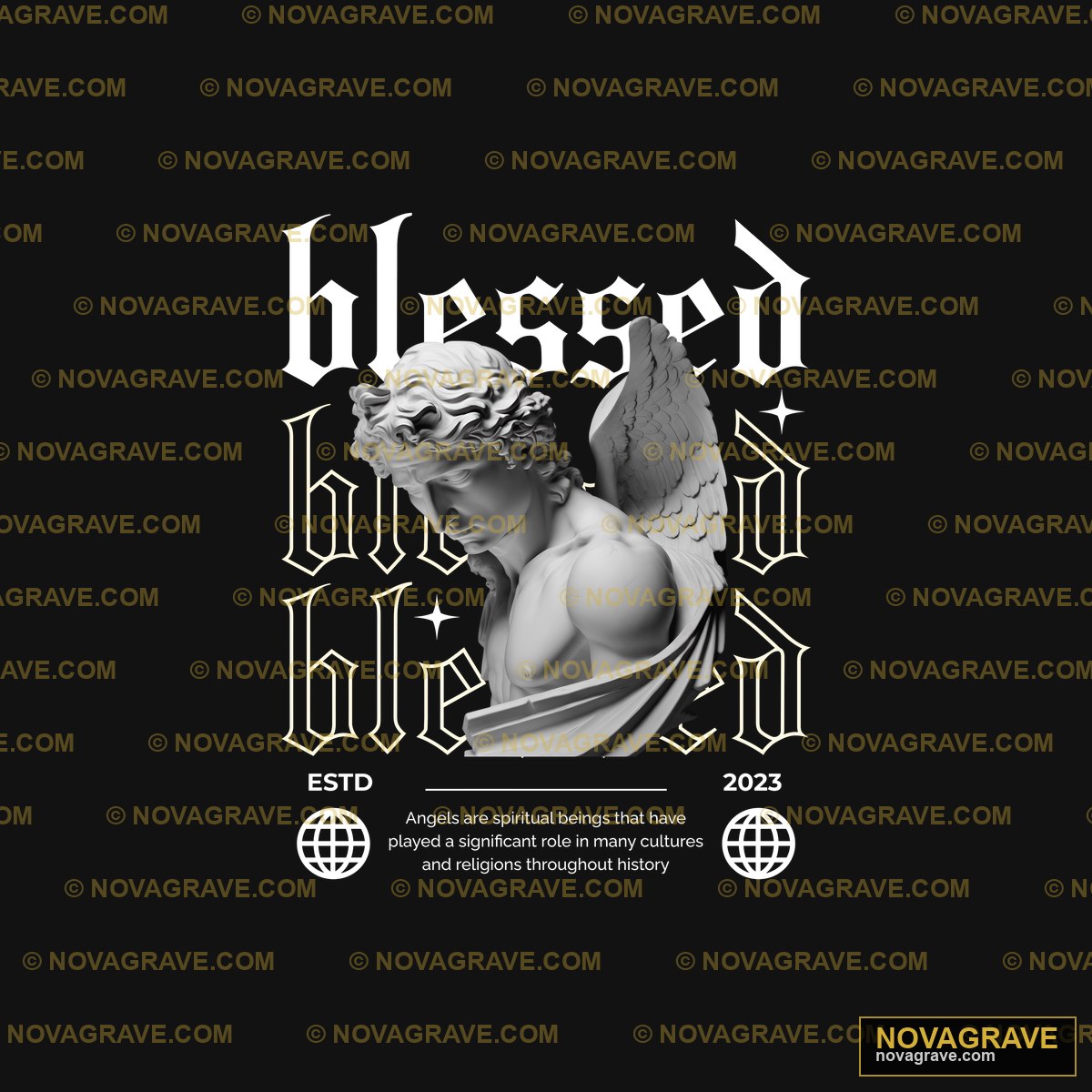 The Logo For The New Band The Black Angels Religious Spiritua - DTF Transfer Design
