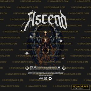 The Logo For The New Metal Band Ascend Music Culture - DTF Transfer Design