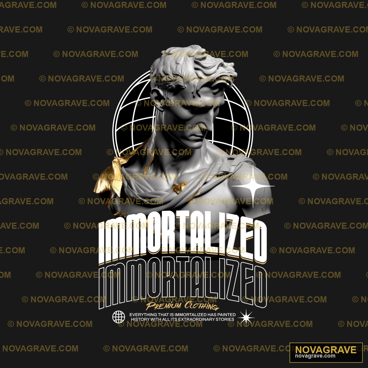 The Logo For The New Movie Mortal Typography Slogans DTF Design