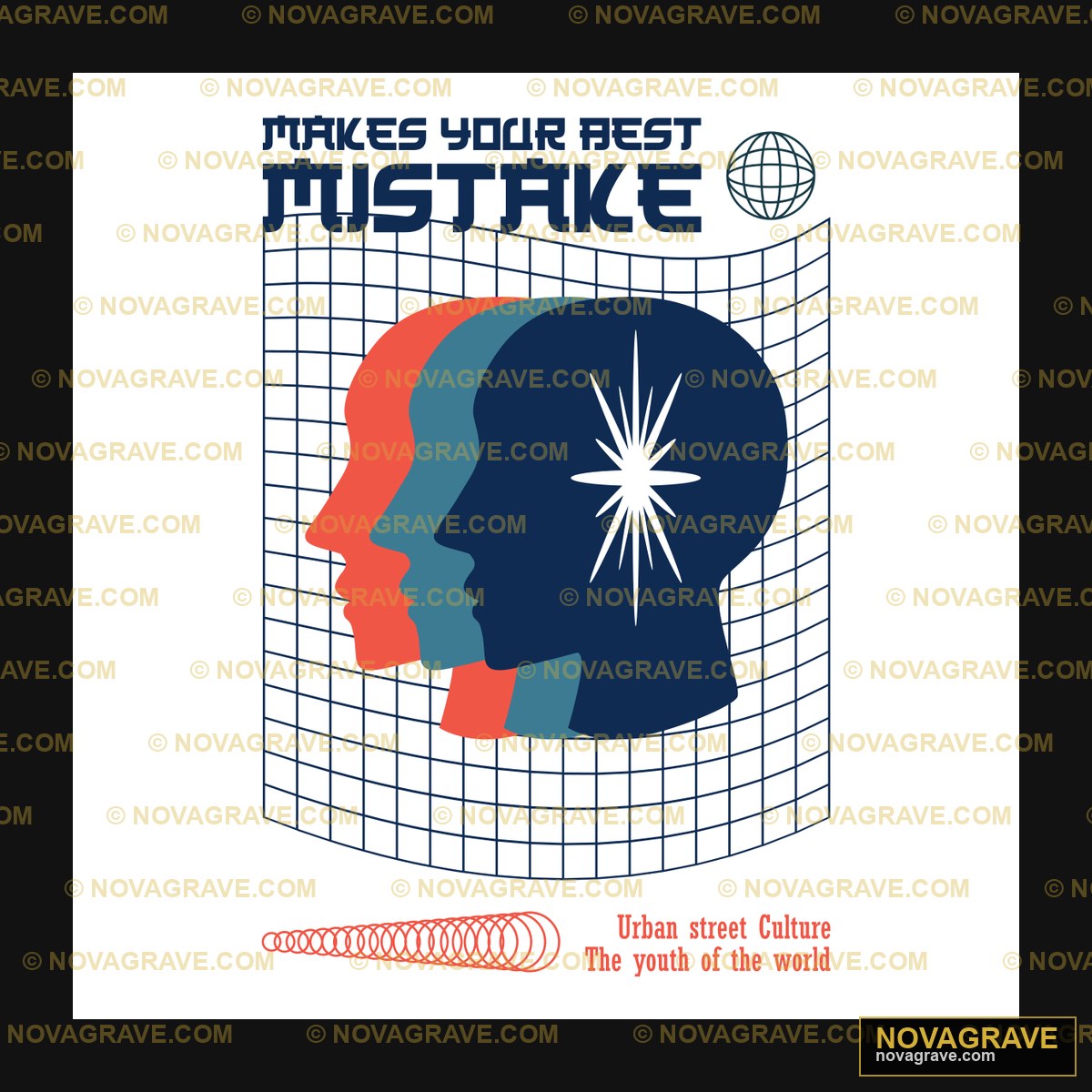 Mind Silhouette DTF Design PNG - Urban Culture Graphic