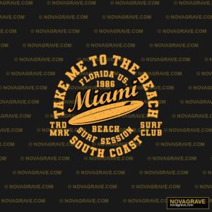 The Logo For The North Coast Surf Club Sports Fitness - DTF Transfer Design