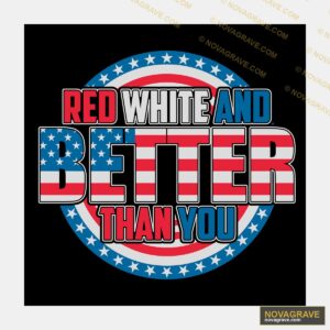 The Logo For The Red White And Better Than Yo Other Designs - Design DTF