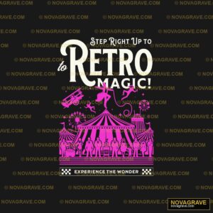 The Logo For The Retro Circus Retro Vintage - Design DTF