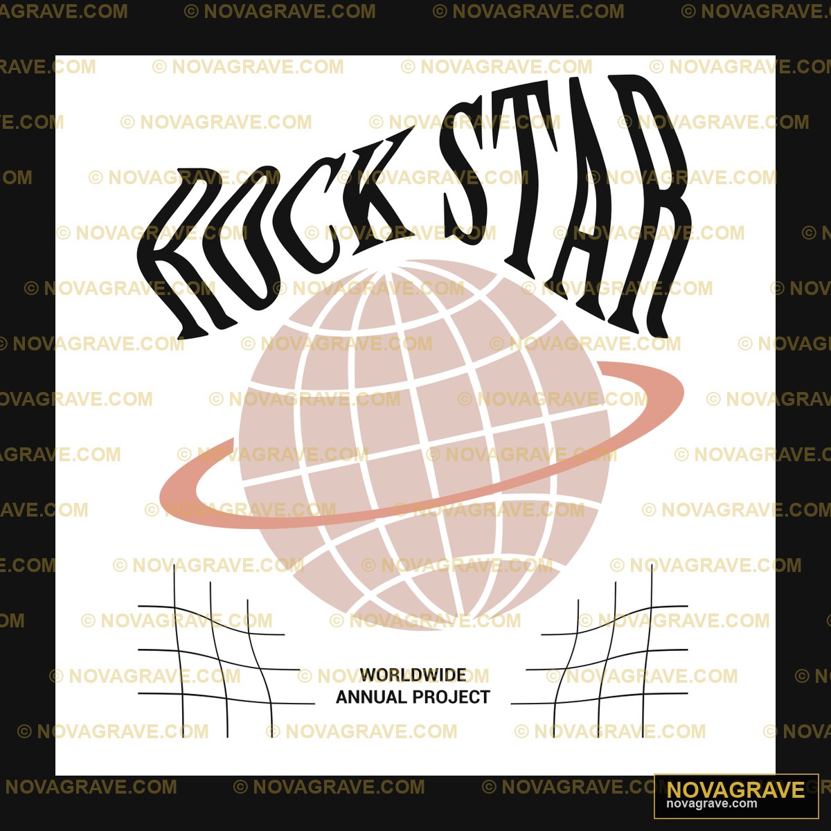 The Logo For The Rock Star Project Nature Botanical - Design DTF