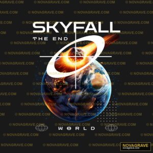 The Logo For The Skyfall A Space Station That Animals Wildlife - DTF Transfer Design