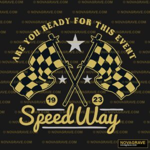 The Logo For The Speedway Other Designs - Design DTF