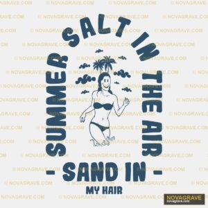 The Logo For The Summer Sun Sand In The Air Nature Botanical - Design DTF