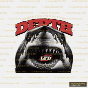 The Logo For The University Of Georgias Shark Animals Wildlife - DTF Ontwerp