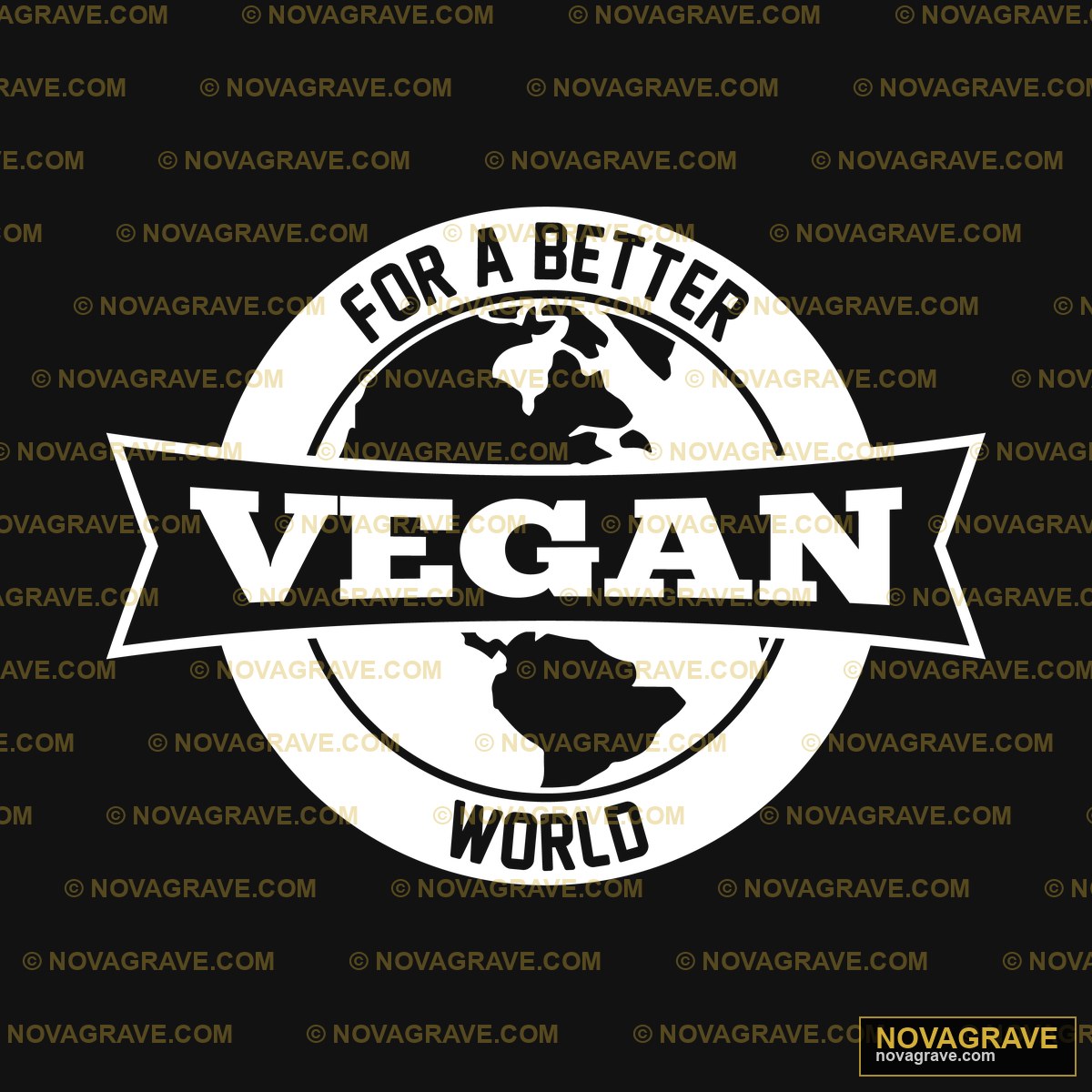 The Logo For The Vegan World Other Designs - Design DTF