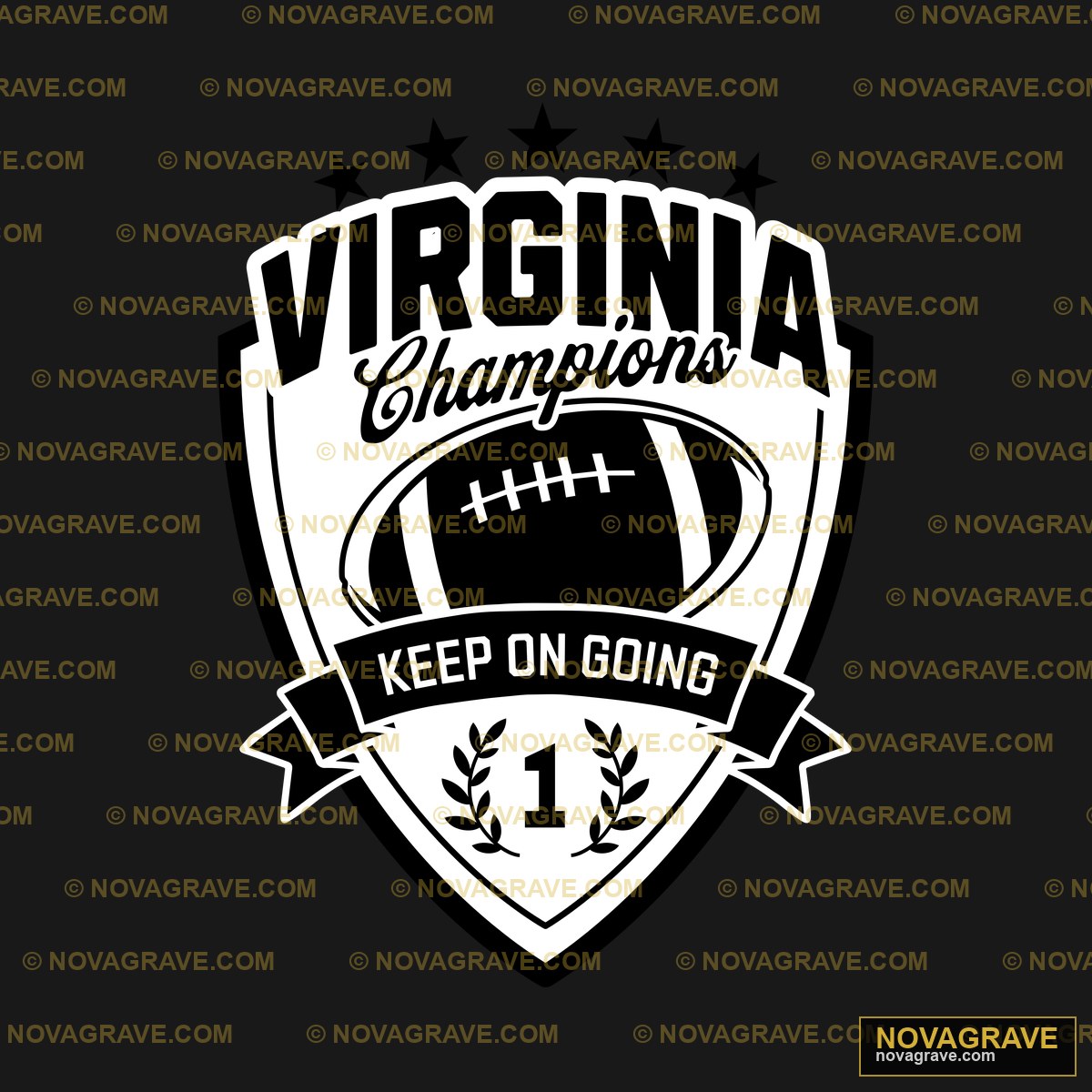 The Logo For The Virginia Football Team Sports Fitness - DTF Transfer Design