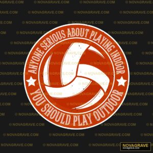 Volleyball Quote DTF Design SVG PNG DXF - Funny Sports Graphic