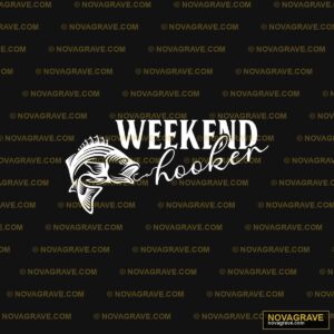 The Logo For The Weekend Fishing Club Animals Wildlife - DTF Transfer Design