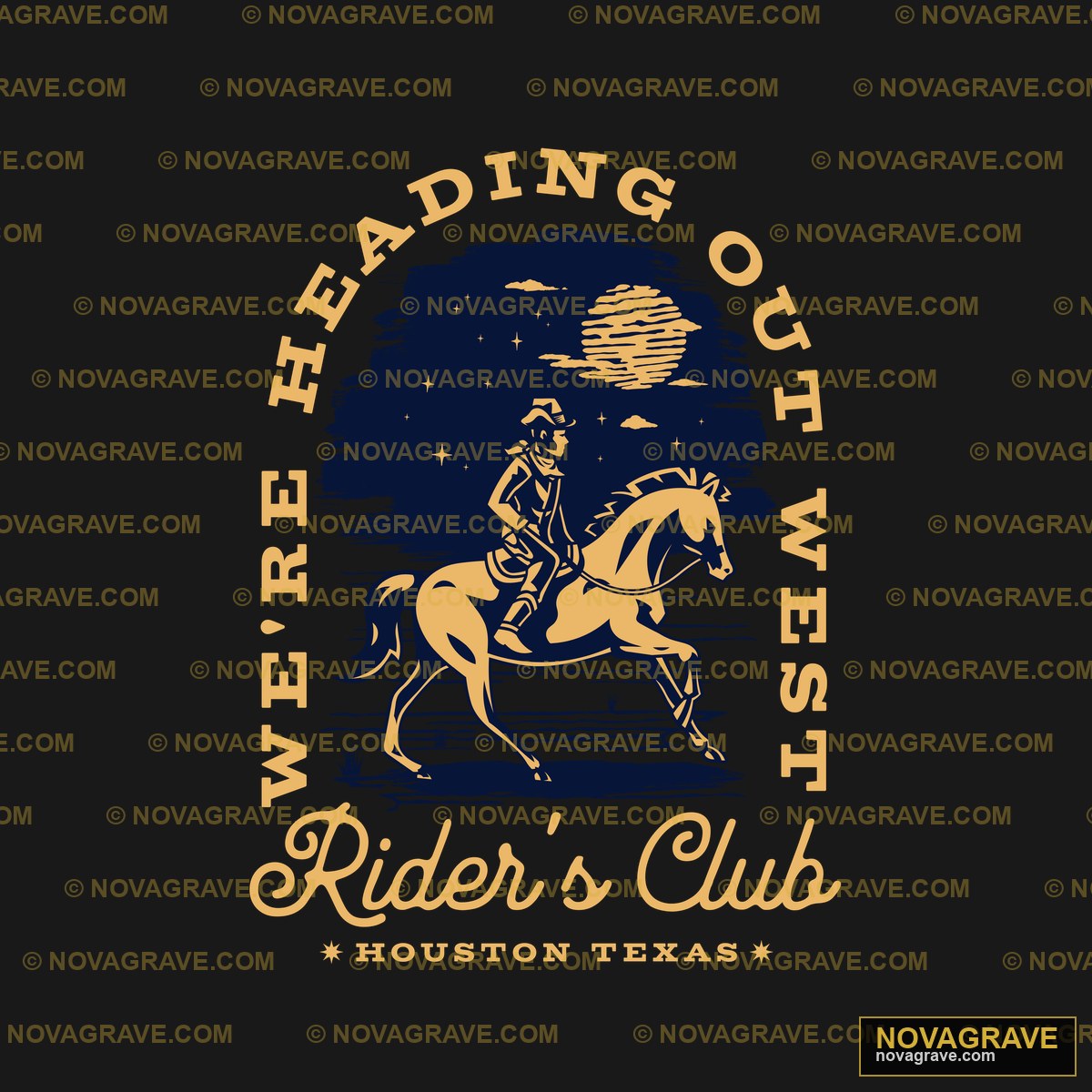 The Logo For The Western Rodeo Club Retro Vintage - DTF Ontwerp