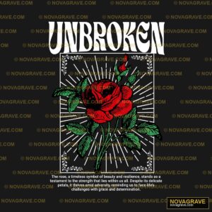 The Logo For Unbroken A Band That Has Been In Animals Wildlife - Design DTF