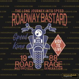 The Long Journey To Speed Down The Road Other Designs - Design DTF