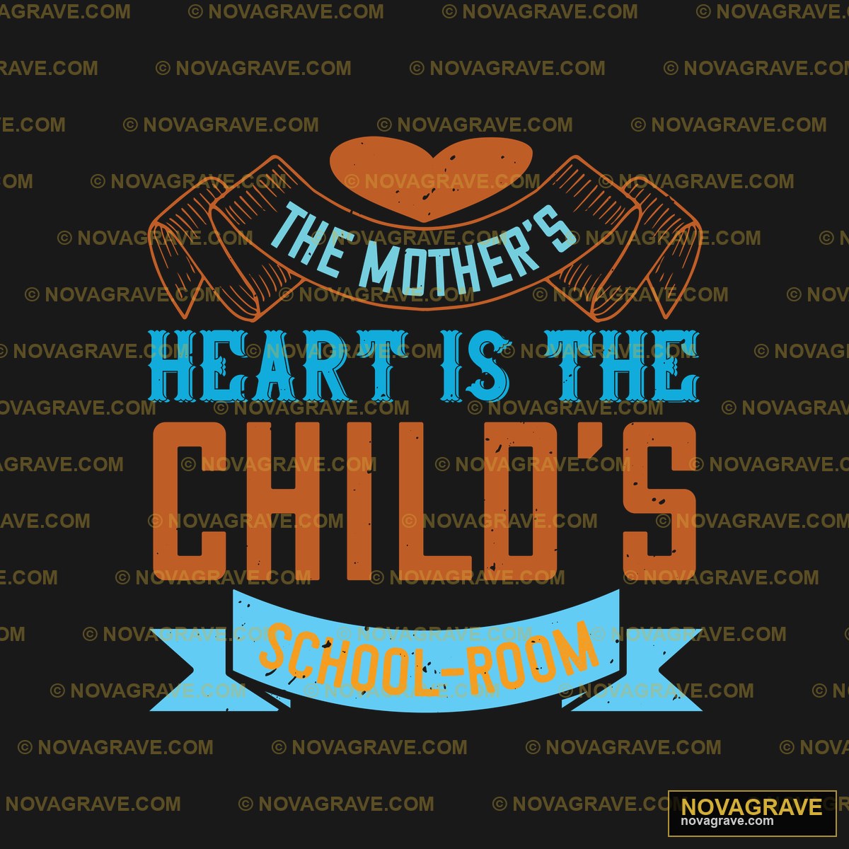 The Mothers Heart Is The Childs Sho Ron Seasonal Holiday - DTF Ontwerp