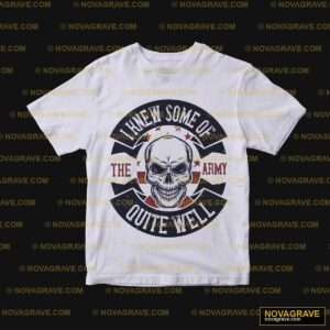 The New Army Skull T Shirt Streetwear Urban - DTF Transfer Design