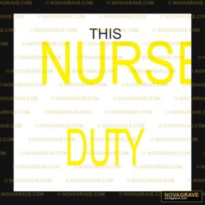 The Nurse Is On Duty Professions - DTF Transfer Design