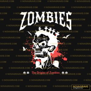 Zombie Skull Crown DTF Design SVG PNG DXF Instant Download