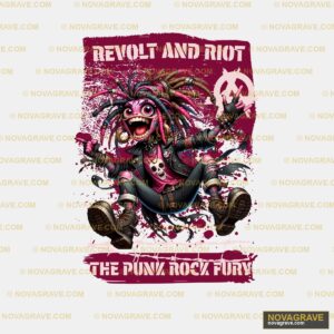 The Punk Music Culture - DTF Ontwerp