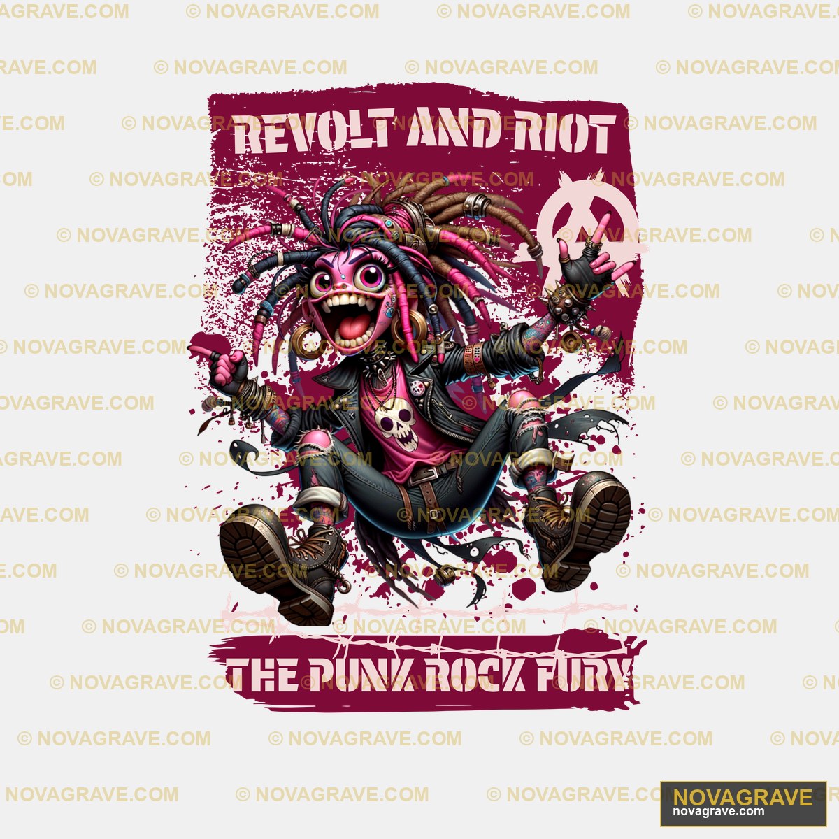 The Punk Music Culture - DTF Transfer Design