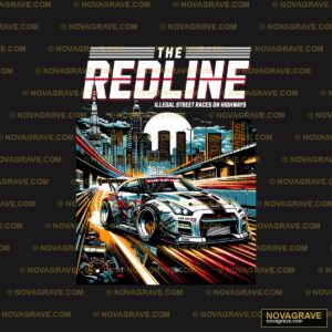 The Redline A Little Race Away Other Designs - DTF Transfer Design