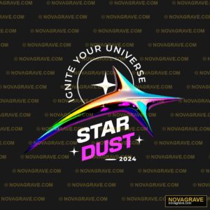 The Stardust Logo Nature Botanical - DTF Transfer Design